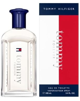 Tommy Hilfiger – Eau de Toilette Tommy Forever 100 ml – Profumo Uomo – Fragranza Fougère Boisé – Note Agrumate e Legnose – Flacone in Vetro Trasparente