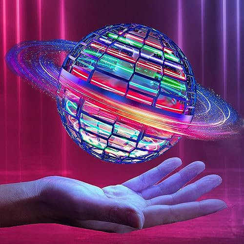 OKKIDY Fliegender Ball, Hand Controlled Hover Ball, Indoor Outdoor Jungen Mädchen 6 7 8 9 10 11 12+ Jahre - Blau TSM004