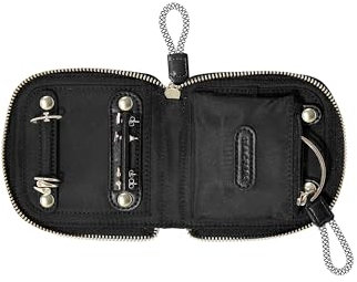 Stackers Schmuckrolle aus recyceltem Nylon, Schwarz