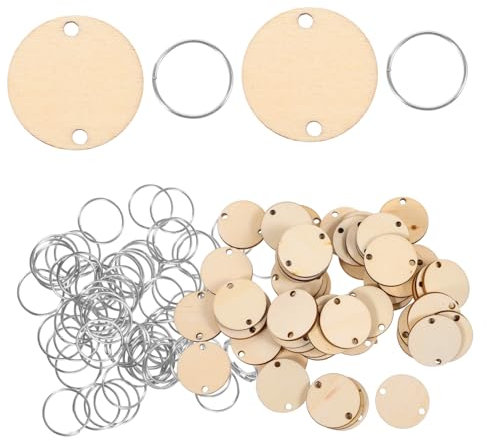 VILLFUL 3sets Holz Kalender Tag Geburtstag Bord Handwerk Kit Erinnerung Rekord Holz Chips Eisen Set 100 Stücke * 3