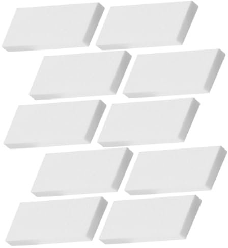 UPKOCH 10pcs Guitar Nut Bone Blanks 51x19x5mm Replacement Parts for Acoustic Classical Electric Bass Guitars Natural Cow Bone Material for String Instrument Repair