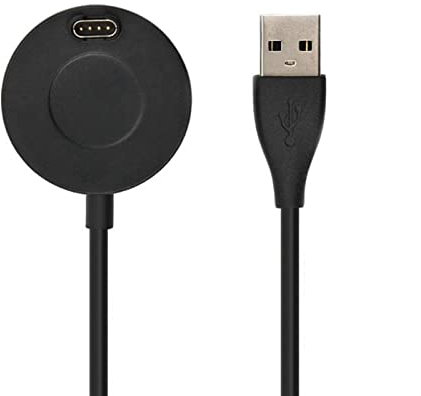 XFZJCHAP Cavo Dati di Ricarica Rapida USB da 1 m Cavo di Alimentazione Cavo Caricabatterie per Garmin Fenix ​​6 6S 6X 5 5S 5X Forerunner 245 Vivoactive 3 4 4S Venu (Colore : Black Charger)