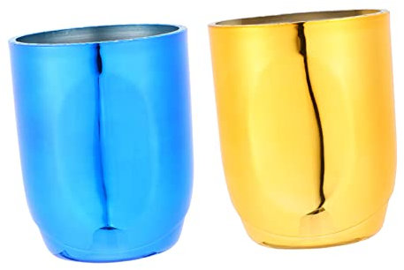 Abaodam 2St Würfelbecher Storage Boxes aufbwahrungs-Box trinkspiel glop KTV Zubehör ablagekasten Toy Martini-Gläser Seifenspender Küche Zubehör für Barspiele Würfel Zubehör Plastik Blue