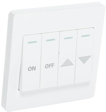 VILLFUL Schlüsselschalter Garagentoröffner Mit 4-tasten-funktion Für Garagentore Und Rollläden Abs-material Automatisches Reset-design