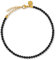 Chaînes de cheville pour femmes avec perles de tourmaline véritables 4 mm – Résistantes à l'eau – Bracelet de cheville en pierre naturelle rose avec fermoir réglable en or 18 carats