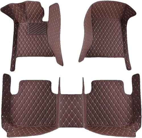 ZFSEF su Tappetini Auto per Fiat Tipo(356) 2015-2025, Bordo Extra Alto Facile da Pulire Antiscivolo Alta qualità,Coffee