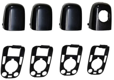 Poignée de porte extérieure Pour Citroën C2 C3 2003-2009 Poignée de porte ABS Embout poignée