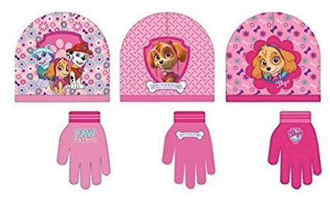 Paw Patrol Factory 22223 Winterset Mütze und Handschuhe