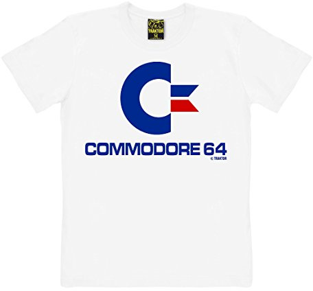 TRAKTOR® Commodore C64 Logo T-Shirt Damen & Herren
