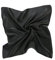 MEISHINE® 52 * 52cm Damen Elegant Seide Halstuch Seidenschal aus 100% Reiner Seide (Schwarz)