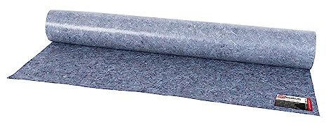 STIER Malervlies, Gewicht 180 g/m², Länge 50 m, Abdeckvlies, Schutzvlies, Premium Oberflächenschutz für Handwerker Vlies grau, PE Anti Rutsch Beschichtung