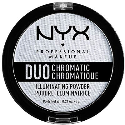 Nyx Professional Makeup Polvos Iluminadores Duo Chromatic Tono 1 Twilight Tint 6 G