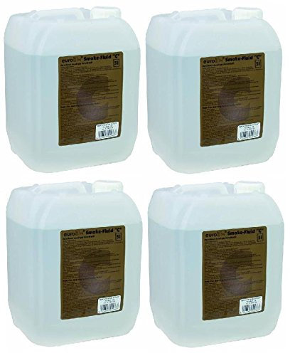 4x 5 L = 20 L Eurolite Smoke Nebel-Fluid, C (Standard) Nebelfluid für Nebelmaschine