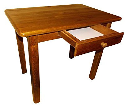 Magnetic Mobel Esstisch mit Schublade Küchentisch Tisch Massiv Kiefer Speisetisch in versch. Größen (50x70, Eiche)