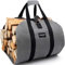 Amagabeli Garden Home Bolsa de Transporte de Leña para Chimenea de Gran Capacidad 99x45,7 cm Cesta Resistente al Agua Lona Encerada para Interior y Exterior