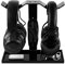 Geekria Acryl Dual Kopfhörer Ständer für On-Ear Kopfhörer, Gaming Headset Halter, Schreibtisch Display Aufhänger Kompatibel mit AKG K845, Sony WH-1000XM4, Sennheiser, JBL (Schwarz)