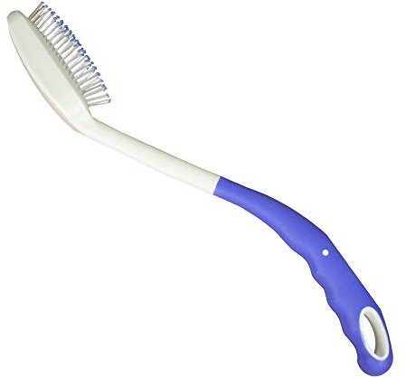 Mobiclinic®, Bürste, Langer griff, Weiß-blau