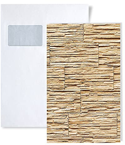 EDEM 1 Sample Piece S-1003-31 Versailles Stone Look Nature Wallpaper | Sample in DIN A4 Size