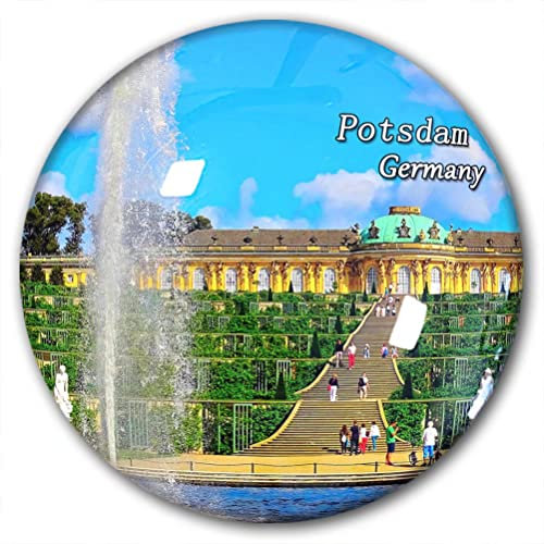 Germany Potsdam Kühlschrankmagnet Kühlschrank-Aufkleber, dekorativer Magnet, Reise-Souvenir, Kristallglas