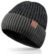 OZERO Winter Warme Beanie Mütze Strickmütze Wintermütze mit Handschuhen und Loop Schal mit Fleecefutter für Herren und Damen