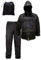 Susy Shop Tuta Moto Impermeabile Antipioggia Antivento | Con Borsa | Nero | Completo Giacca e Pantalone - Cappuccio a Scomparsa | Uomo Donna | Scooter Bici | Kit pioggia (XL)