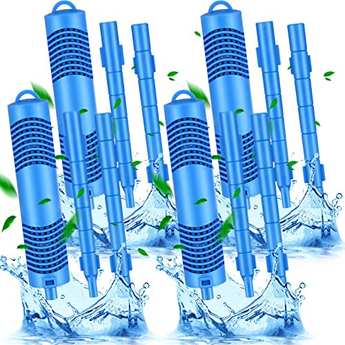 Qualirey Paquete de 4 varillas minerales para jacuzzi, spa en filtro, cartucho de palillo mineral, desinfectante para jacuzzi, spa, piscina, estanque de peces, dura 4 meses, color azul