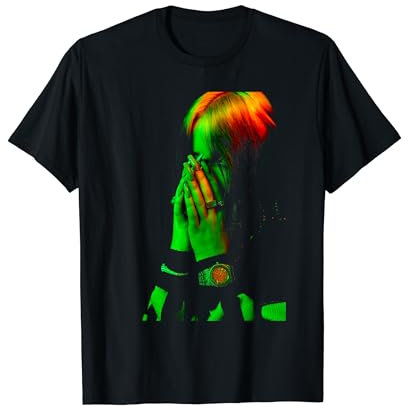 Offizielles Billie Eilish Hand-Foto schwarz T-Shirt