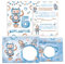 Minkocards 12 Einladungskarten incl. 12 Umschläge zum 6. Kindergeburtstag Junge Roboter Einladungen zum sechsten Geburtstag Kinder Einladungsset