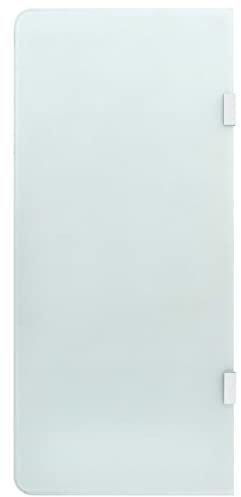 SKM Urinal-Trennwand Wandmontage 90 x 40 cm Hartglas, Weight: 7.9 kg, 249496