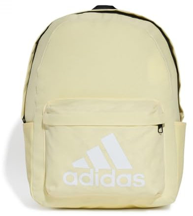 adidas Unisex adulto Classic Badge of Sport Backpack, almost yellow/white, One size