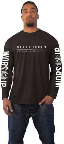 Sleep Token Worship Band Logo Long Sleeve T Shirt XL Black