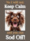 Cocker Sprocker Spaniel pet dog funny flexible fridge magnet Keep Calm gift