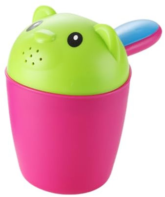 Tazza di Shampoo,Coppa per Shampoo Tazza per Shampoo Doccia Bath Shower Cup Shampoo Rinser Brocca(Rosa)
