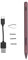 Stylets, Stylets Actifs MPP 2.0, Crayon Rechargeable avec 3 Pointes de Rechange pour Pro X/9/8/7/6/5/4/3/Book 2, pour HP Envy X360, pour ASUS Vivobook Flip (Rose Rouge)