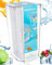 Jarra de Agua y Zumo Transparente con Tapa - Diseño Cuadrado Plástico - Perfecta para puerta de frigorífico nevera - Depósito Limonada Te - Asa Ergonómica y Sistema Antisalpicaduras (1.8 L)