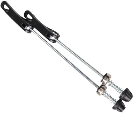 wanhaoaony Schnellspanner 1 Paar Mountainbikes Quick Release Spieß Hebel MTB Fahrrad Radfahren Nabe Rennrad Quick Release MTB Teile Schnellspanner Fahrrad (Color : Black)