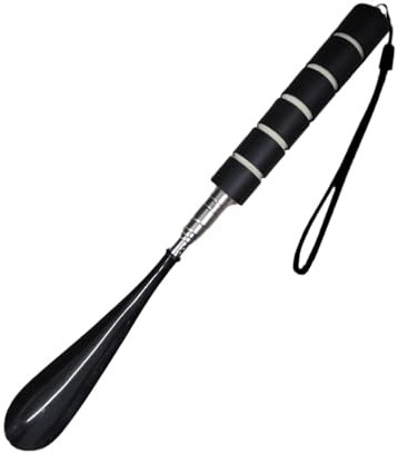 Chausse-pied De Voyage À Long Manche - Chausse-pied Télescopique En Métal De 30 À 70 Cm Chausse-pied Réglable En Acier Inoxydable Avec Poignée Confortable Chausse-pied Extra Long Flexible