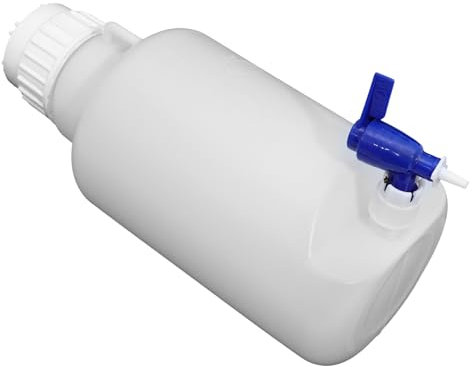 COLLBATH Dispensador Con Grifo De Botella De Abajo Contenedor De Agua Para Uso Escolar Resistente Roturas Dispensador Para Laboratorio y Hogar