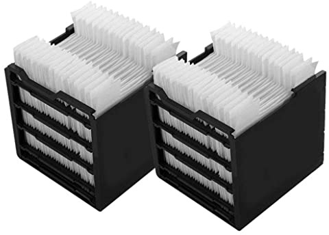 Wedhapy Air Cooler Filter Air Cooler Filter 40PCS/2 Pack 4.72x4.41x4.53 Inch Humidifier Filter USB Charging Alternatives Mini Air Conditioners Replacement