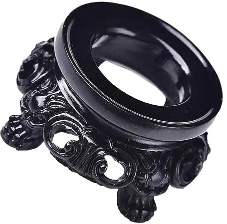 ORFOFE Resin Kristallkugelsockel Als Display-halter Für Kristallkugel Mit Sockeldekor Für Haushalt Und Büro Resin Schnitzsockel Als Kristallkugelhalter Für Stilvolle Aufbewahrung