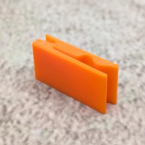 ULEIVA Ersatz Kabelclip Orange kompatibel mit Leifheit Bügeltisch Bügelbrett Clip Kabelhalterung (Orange)