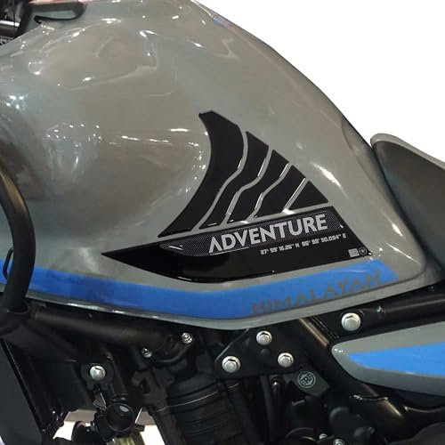 labelbike - 3D Harz Aufkleber Tank Seitenschutz und Dekorationen kompatibel mit Royal Enfield Himalayan 450