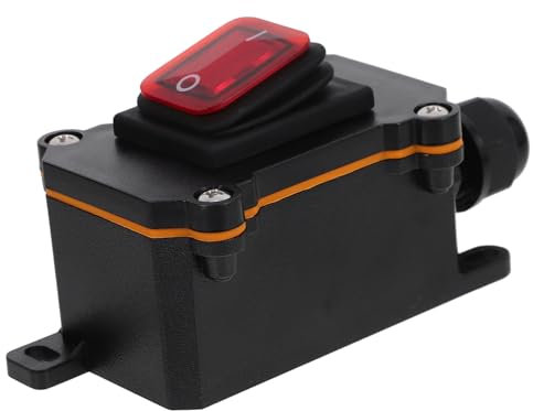 HEALEEP Inline-kabelschalter Ein-aus Für Außenbereich Kippschalter Inline-schalter Ersatz Für Kabelschalter Verlängerungskabelschalter Außen-kippschalter