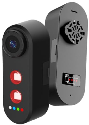 VELATEMOR 1080p -Fahrradkamera mit Rücklicht, Fahrrad -Rückansichtskamera, 140 ° Weitwinkel, IPX6 Wassersicher, Nacht Sichtbar, Schleifenaufzeichnung, App -Support, 8H -Akku für das (64G)