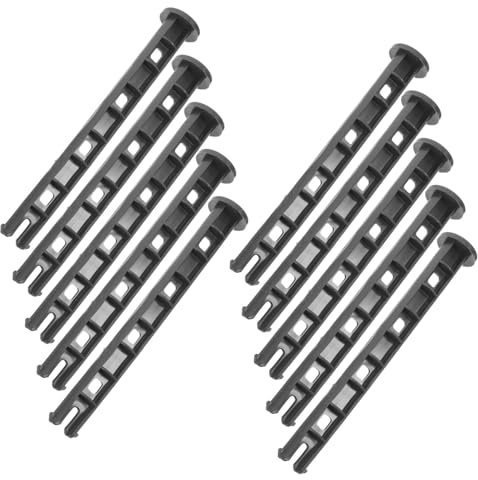 OUNONA 10pcs Wheelie Bin Lid Pins Replacement Hinge Accessories Heavy Duty Plastic Waterproof Compatible Outdoor Trash Cans and Garden Bins