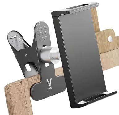 360-Degree Rotating Drawing Stand, Adjustable Tablet and Phone Holder Mount for Artists, Black, Professional Sketching and Tracing Support
