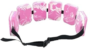 Schwimmgürtel Schwimmgürtel, Verstellbarer Schwimmhüftgürtel aus Eva-Schaum, Sicherheits-Schwimmtrainingsgürtel, Schwimmbrettgürtel for Anfänger(Pink)