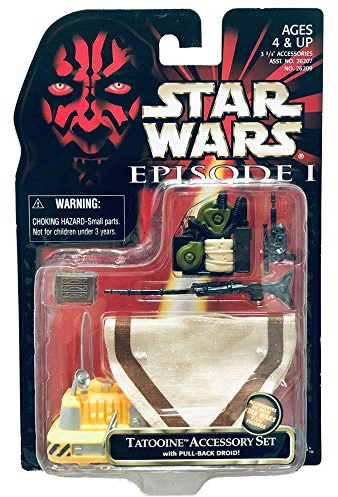 Star Wars Episode I Tatooine Accesory Set with Pull-back Droid