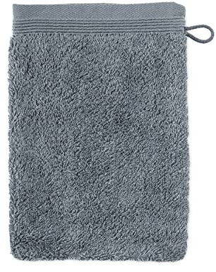 möve Superwuschel Waschhandschuh 20 x 15 cm aus 100% Baumwolle, stone