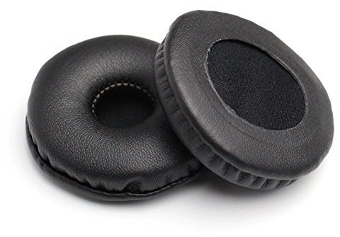 Shinecozy Premium Kopfhörer Ohrpolster Kunstleder Schaumstoff-Ohrkissen, Headset Ohrpolster Ersatzteile (For Universal Diameter 55MM)